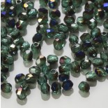 Zdjęcie - Fire Polish Blue Iris - Emerald (BR50730) 3mm